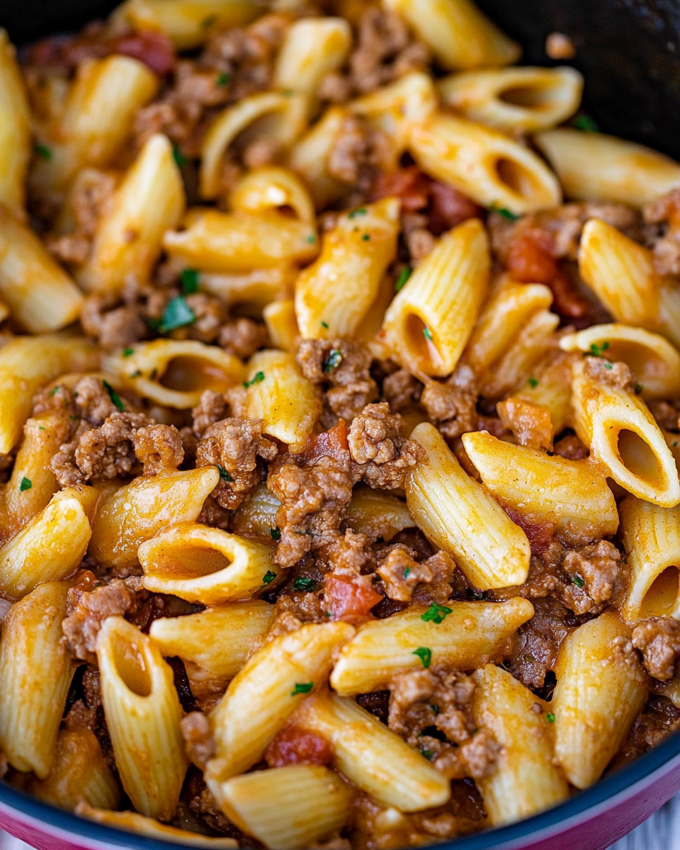 Cheesy Taco Pasta