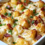 Chicken Bacon Ranch Tater Tot Casserole