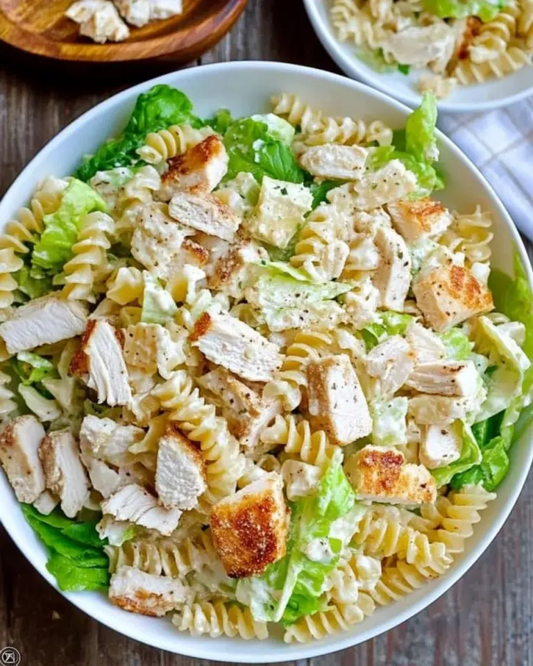 Chicken Caesar Pasta Salad