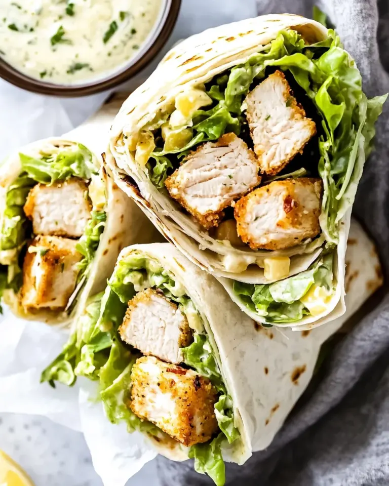 Chicken Caesar Wraps