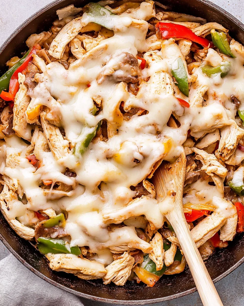 Chicken Cheesesteak Skillet