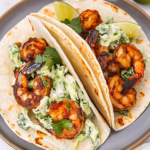 Cilantro Lime Shrimp Tacos with Creamy Slaw