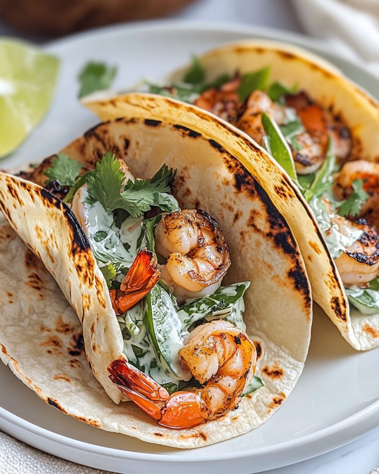 Cilantro Lime Shrimp Tacos