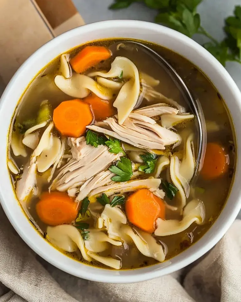 Classic Rotisserie Chicken Noodle Soup