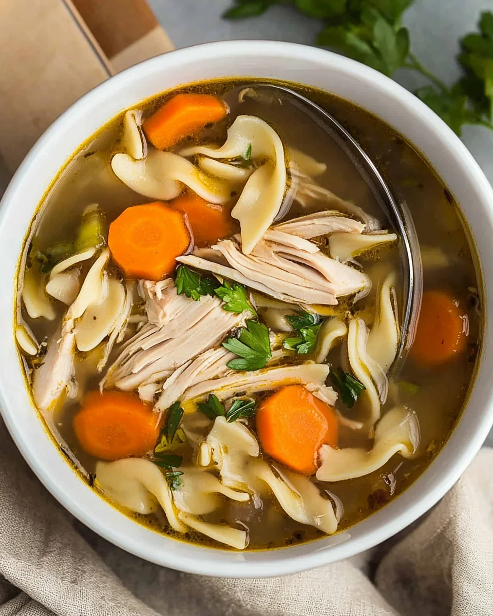 Classic Rotisserie Chicken Noodle Soup