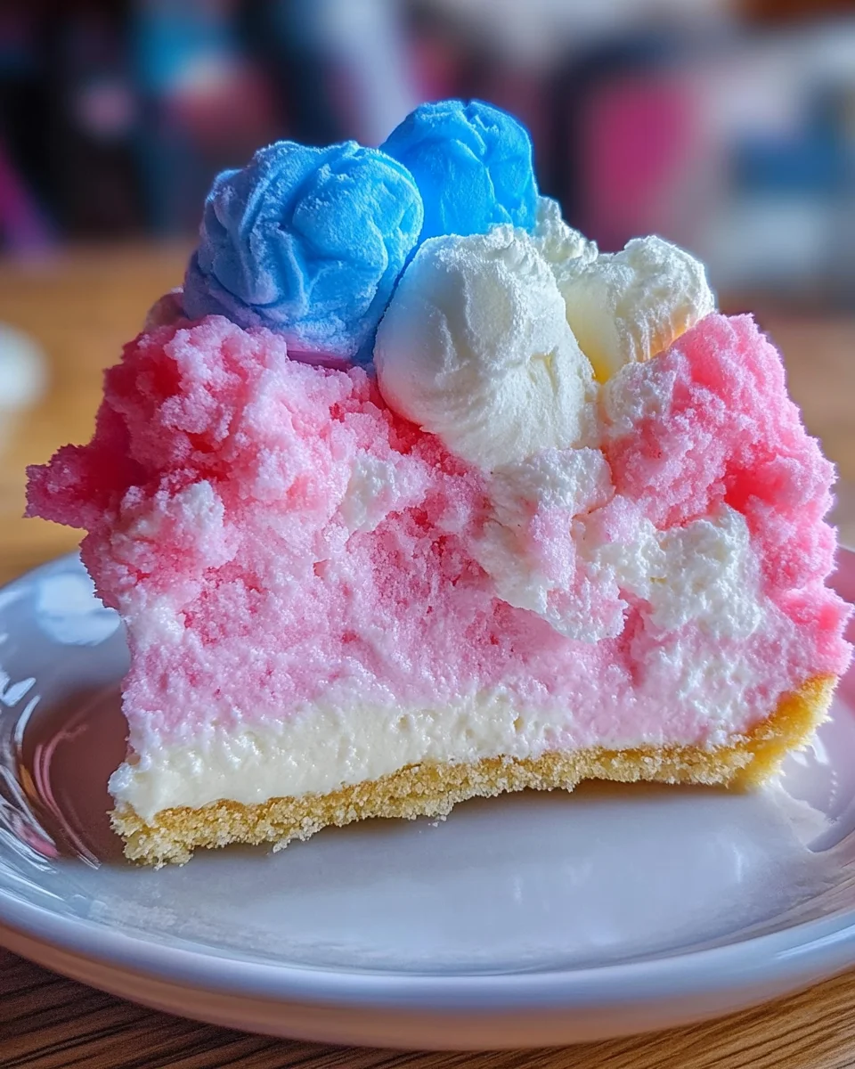 Cotton Candy Cheesecake