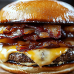 Crispy Bacon Burgers