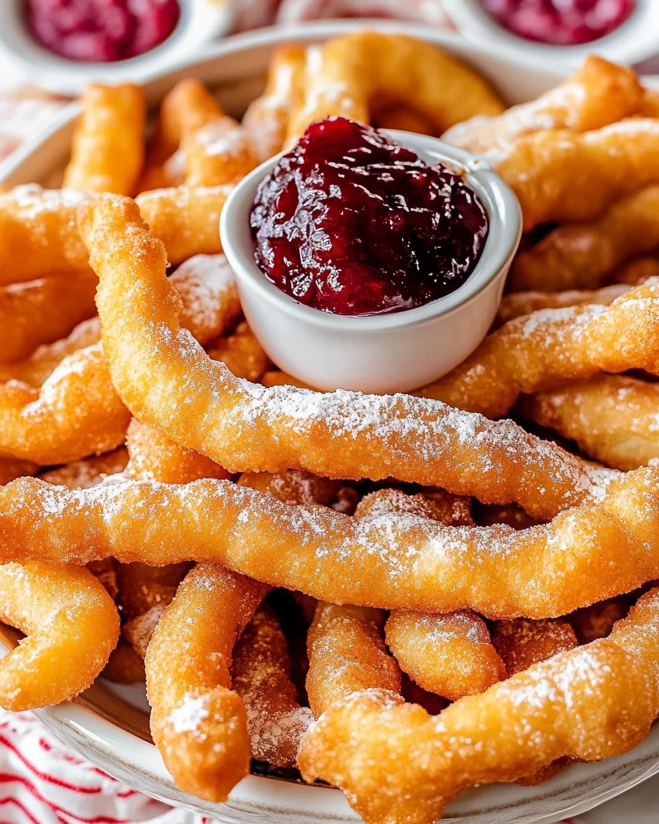Crispy Funnel Cake Sticks