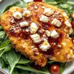 Crispy Hot Honey Feta Chicken