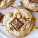 Crumbl Snickers Peanut Butter Cookies