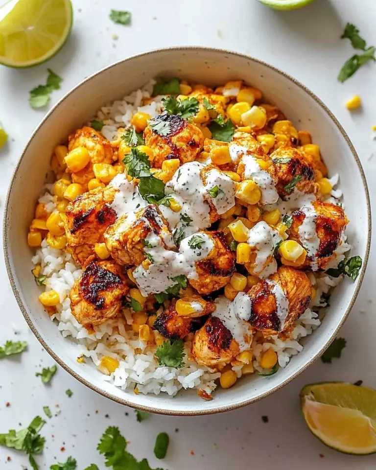 Easy Street Corn Chicken Rice Bowl