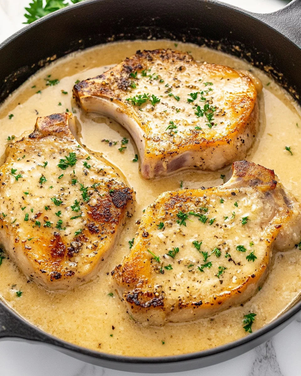 Garlic Parmesan Pork Chops