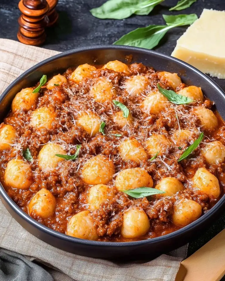 Gnocchi Bolognese