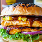 Hawaiian BBQ Chicken Sandwiches