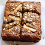Healthy Breakfast Oatmeal Apple Cake