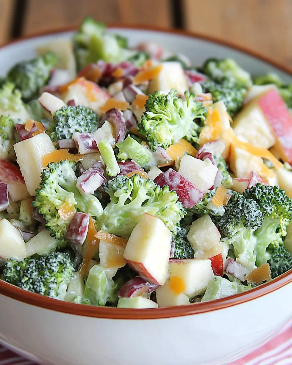 Honeycrisp Apple and Broccoli Salad
