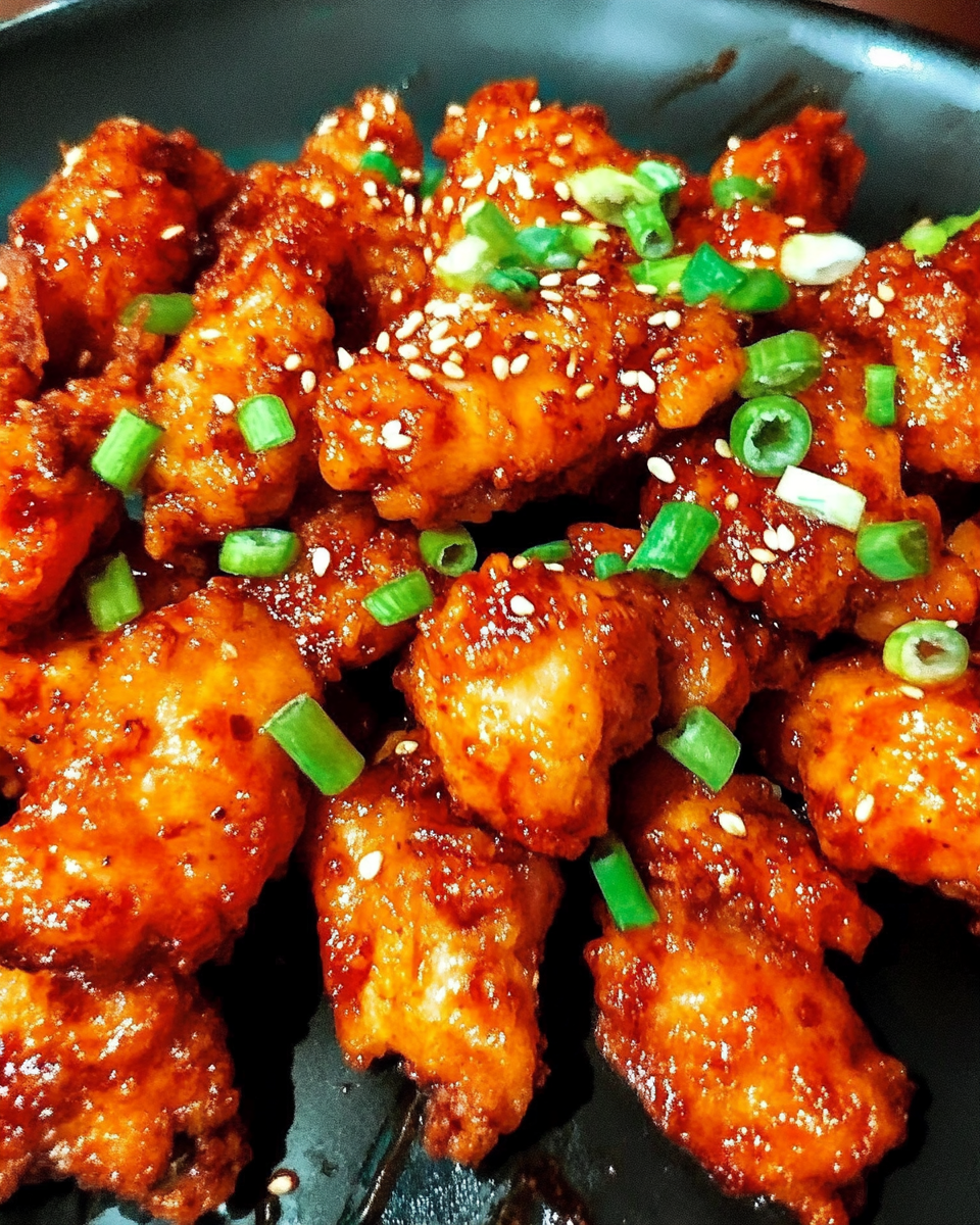 Korean Spicy and Sweet Fried Chicken