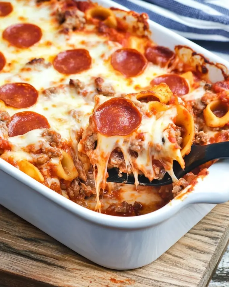Meat Lover’s Pizza Casserole