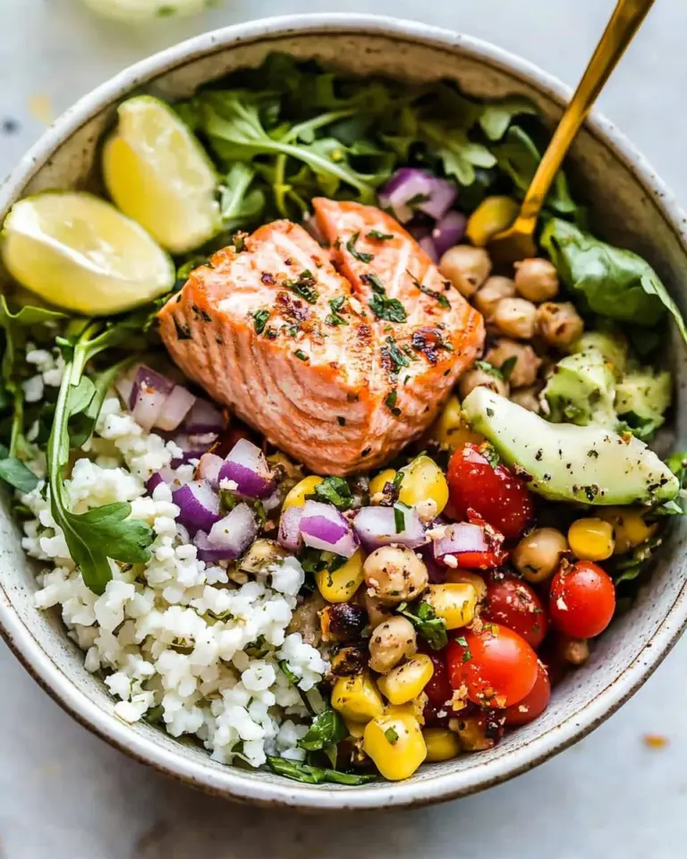 Mediterranean Salmon Bowl