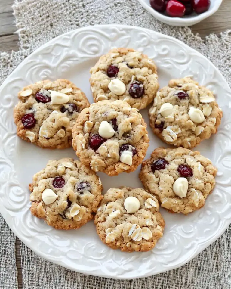 Oatmeal Cranberry Cookies