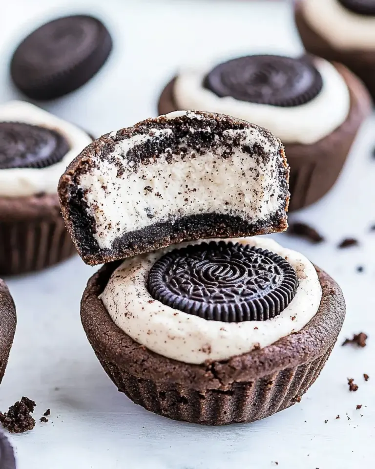 Oreo Cheesecake Cookie Cups