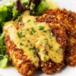 Pretzel Crusted Chicken with Honey Mustard Sauce