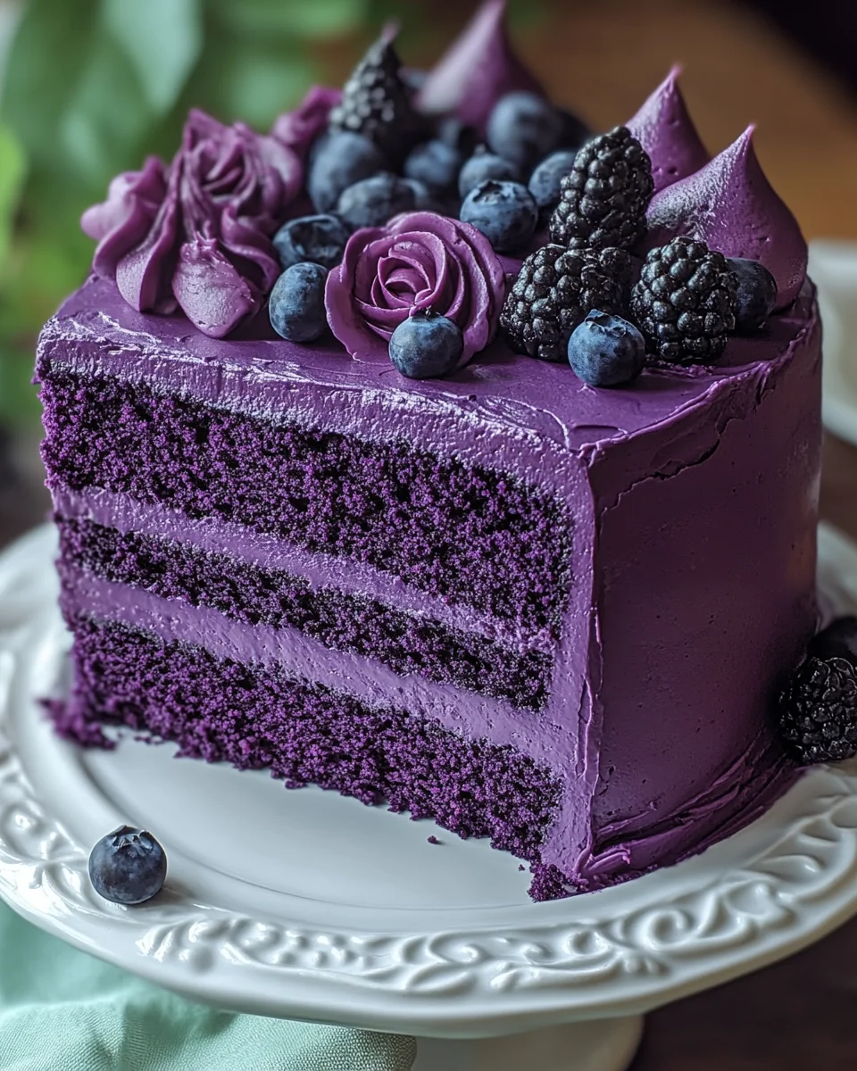 Purple Velvet Cake