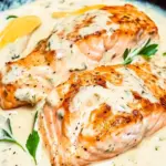 Salmon with Lemon Cream Sauce