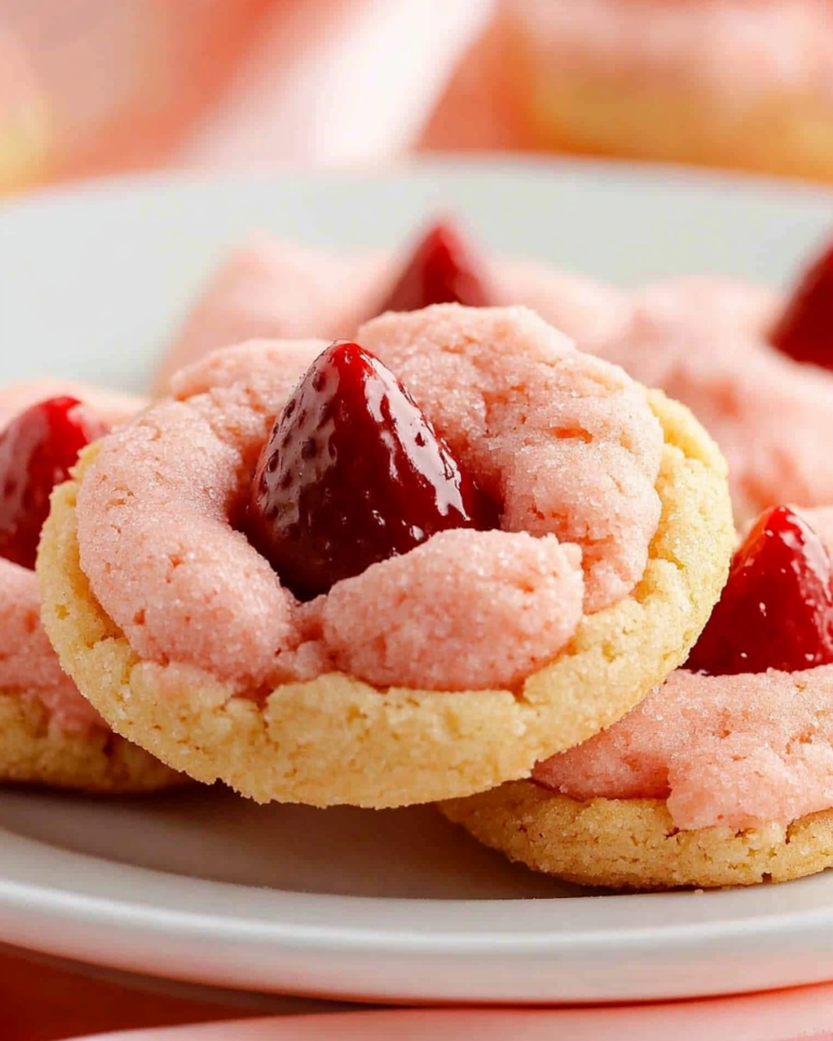 Strawberry Kiss Cookies