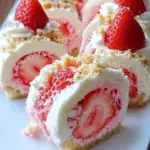 Strawberry Shortcake Cheesecake Rolls