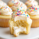 Vanilla Birthday Cupcakes